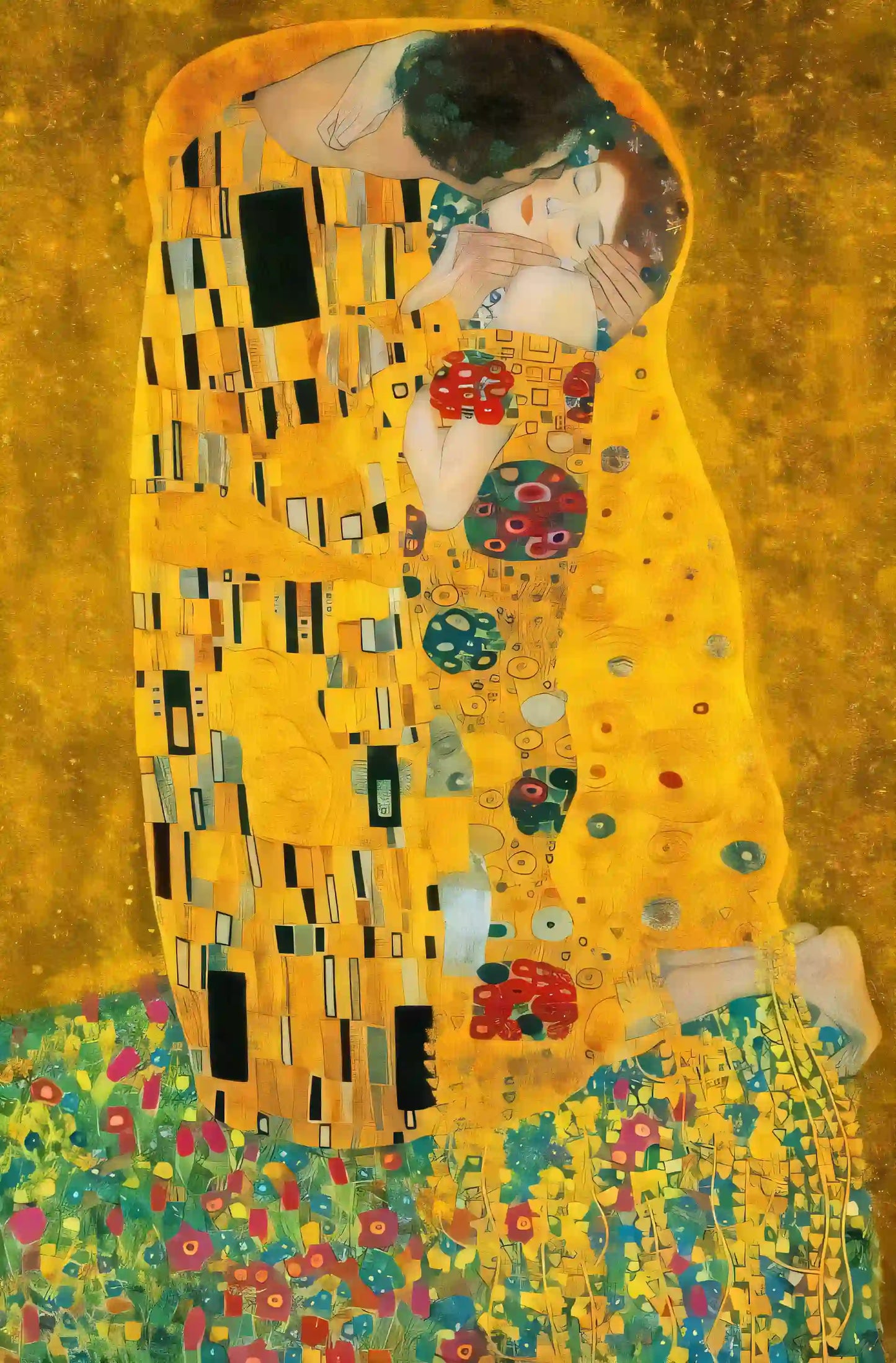 El beso de Gustav Klimt