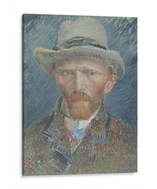 Autorretrato con sombrero de paja (1887) - I - Vincent Van Gogh