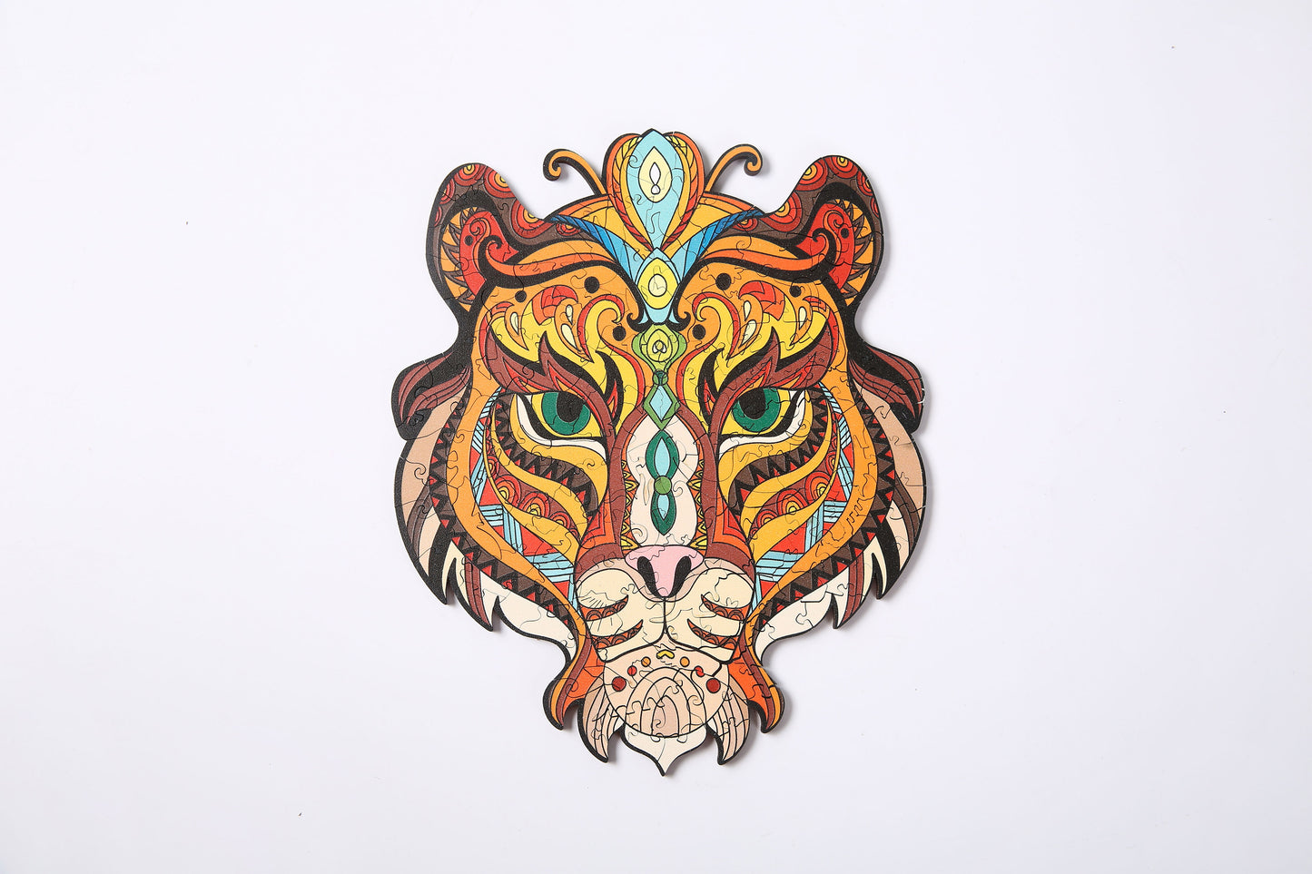 Rompecabezas de madera-Irregularidad Tigre de color