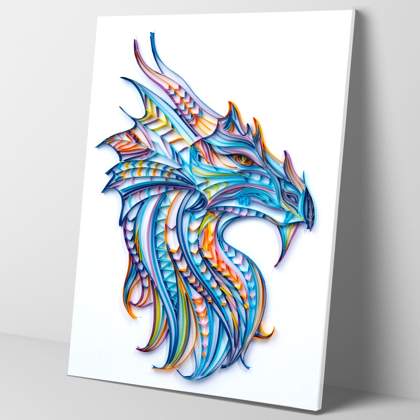 Kit de pintura de filigrana de papel - Blue Dragon ( 16*20inch )