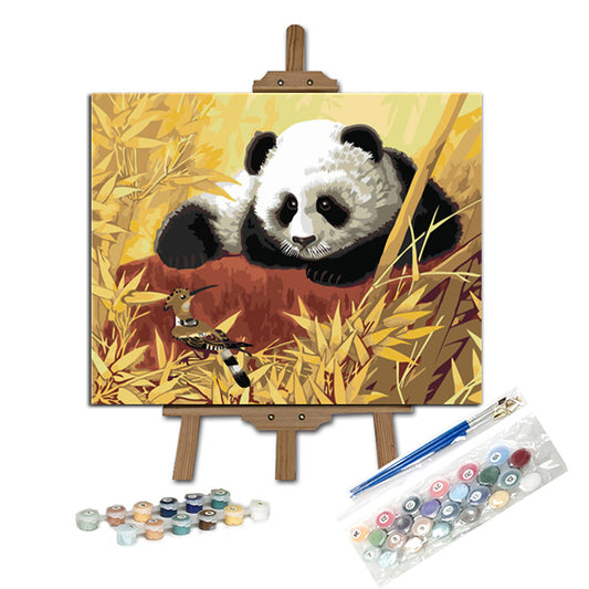 Pintar con numeros Panda Bebé