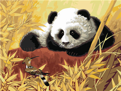 Pintar con numeros Panda Bebé