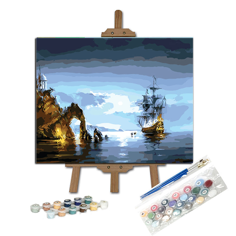 Pintar con numeros Maravillas del mar