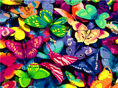 Dibujo Coloreado Mariposa –helnee
