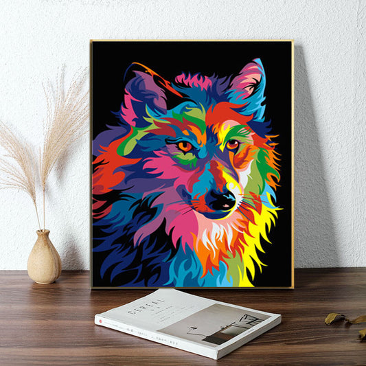 Lobo de color árbol-helnee