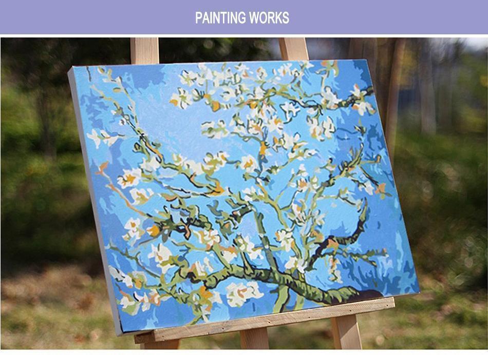 DIY Pine Wood Frame for Paint by Numbers-Paint by Numbers for Adults-Canvas by Numbers