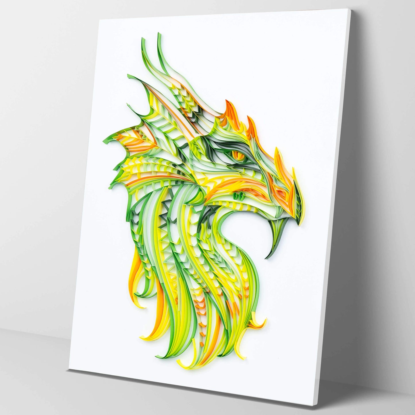 Kit de pintura de filigrana de papel - Dragón guerrero  ( 16*20inch )