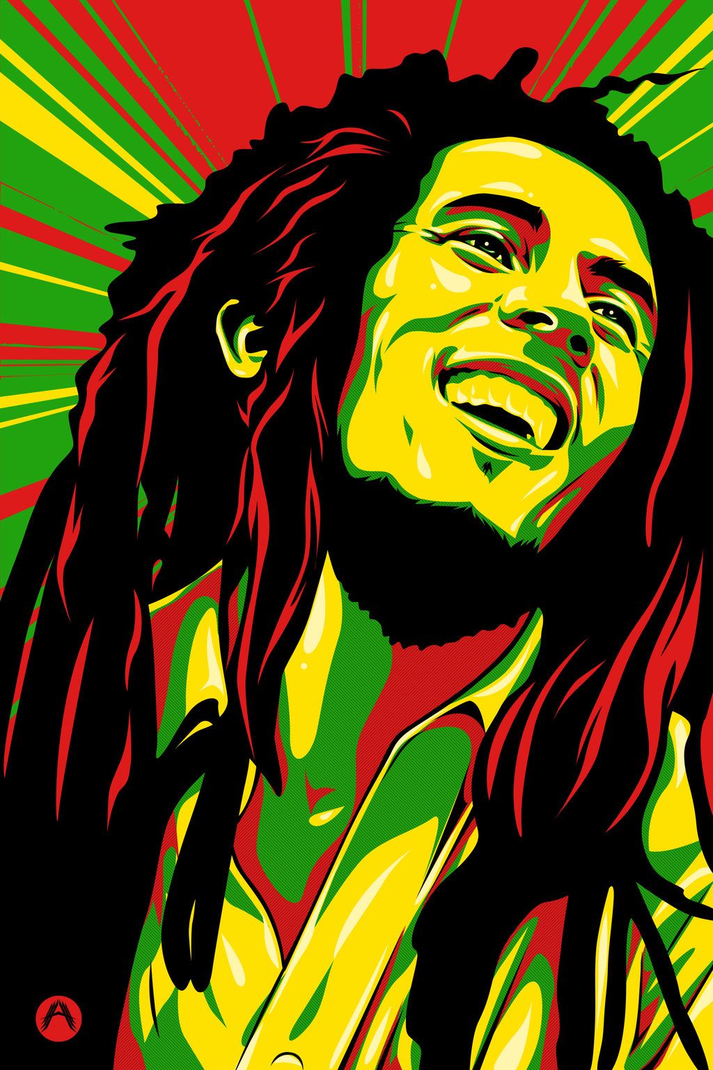 Pintar con numeros Bob Marley